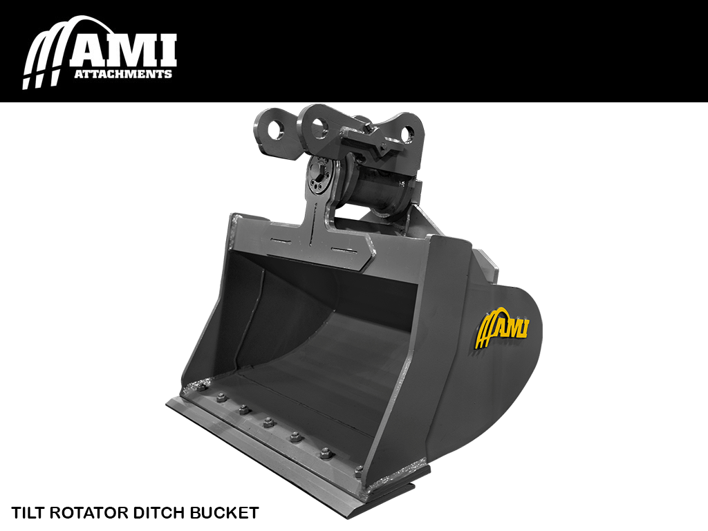 AMI ROTARY TILT DITCH CLEANING BUCKET 14000-24000 LBS. MACHINES