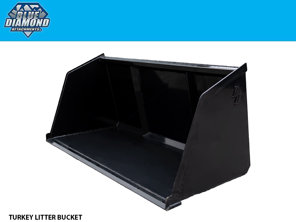 BLUE DIAMOND Cubo de arena para pavos - Servicio pesado