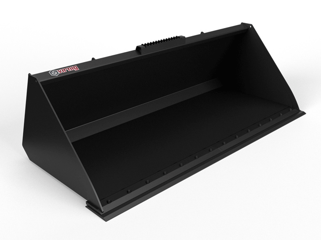 Virnig V40 Snow and Light Material Bucket for skid steer loader