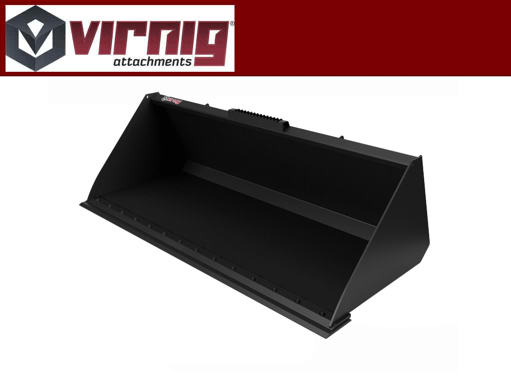 Virnig V40 Snow and Light Material Bucket for skid steer loader