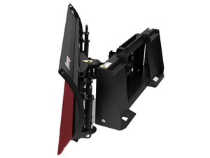 Virnig V40 Angle Snow Blade for machines with universal skid steer mount