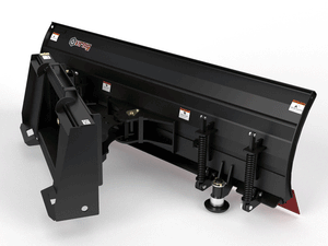 Virnig V40 Angle Snow Blade for machines with universal skid steer mount