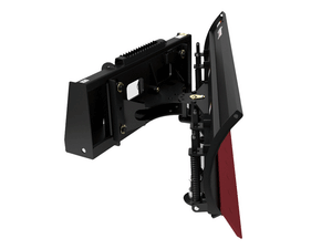 Virnig V40 Angle Snow Blade for machines with universal skid steer mount