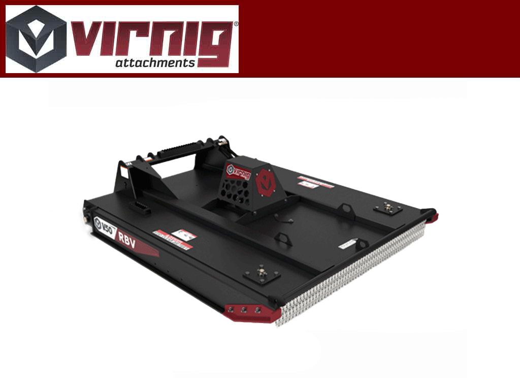 Virnig V50 Closed Front Rotary Brush Cutter for skid steer