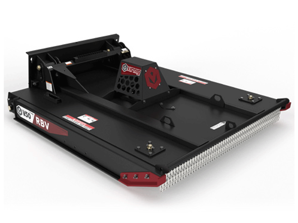 Virnig V50 Rotary Brush Cutter with Floating Deck for skid steers