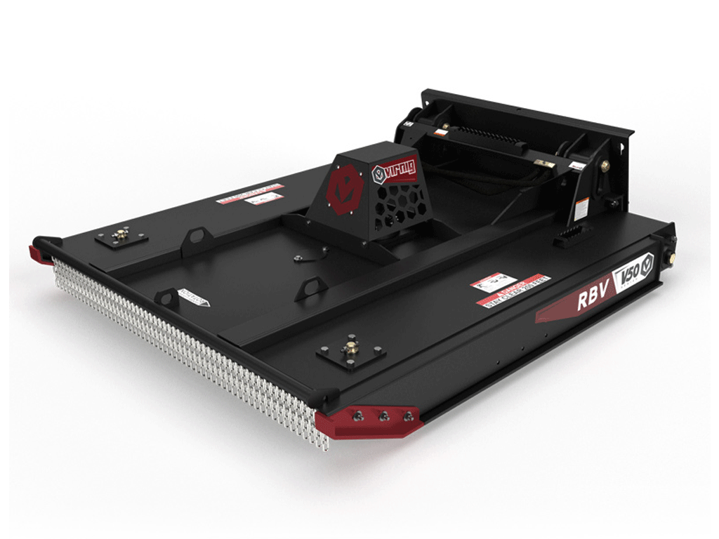 Virnig V50 Rotary Brush Cutter with Floating Deck for skid steers