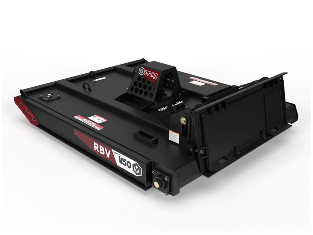 Virnig V50 Rotary Brush Cutter with Floating Deck for skid steers