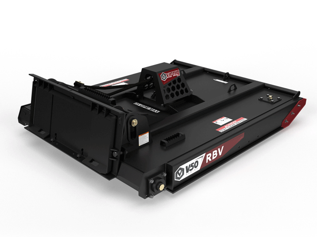 Virnig V50 Rotary Brush Cutter with Floating Deck for skid steers