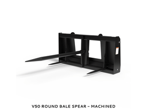 VIRNIG Bale Spears for skid steer loaders