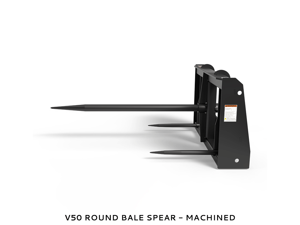 VIRNIG Bale Spears for skid steer loaders