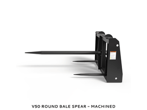 VIRNIG Bale Spears for skid steer loaders