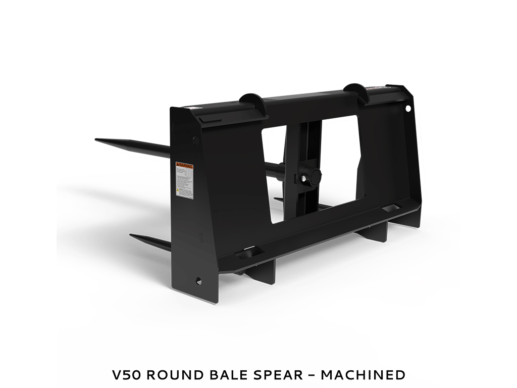 VIRNIG Bale Spears for skid steer loaders
