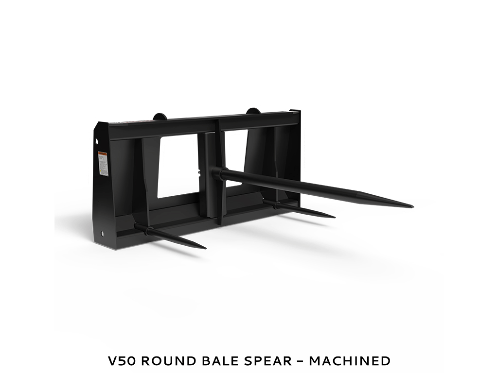 VIRNIG Bale Spears for skid steer loaders