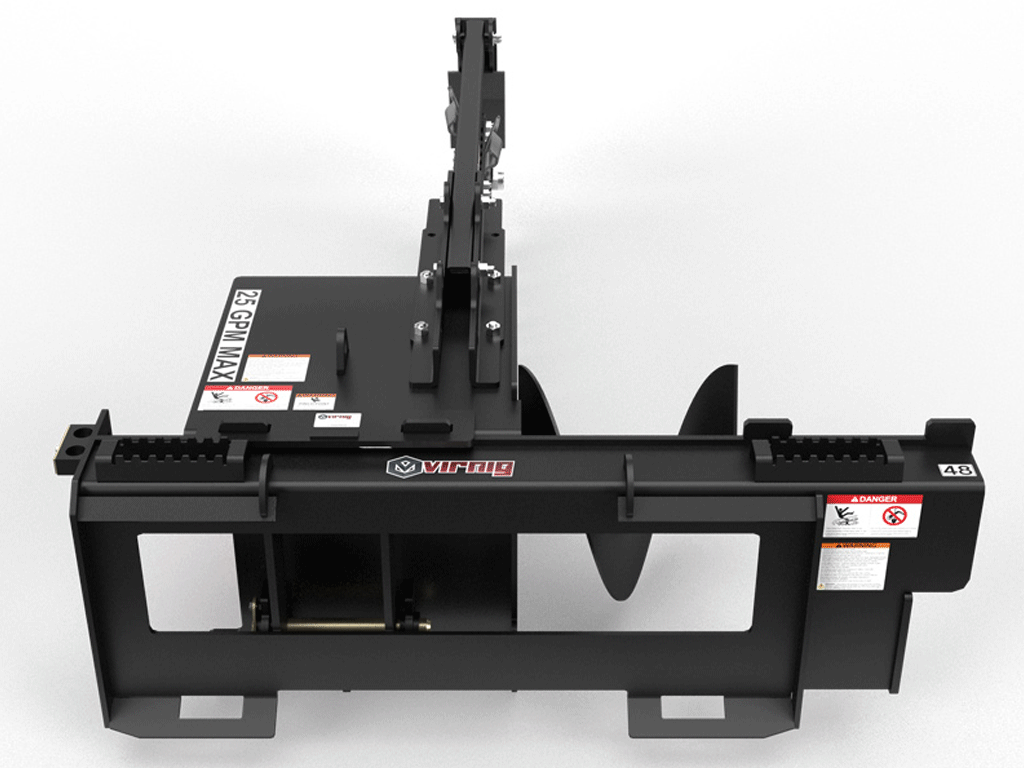 VIRNIG V60 zanjadora para minicargadora