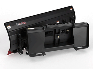 Virnig V50 Angle Snow Blade for machines with universal skid steer mount