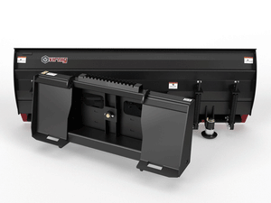 Virnig V50 Angle Snow Blade for machines with universal skid steer mount