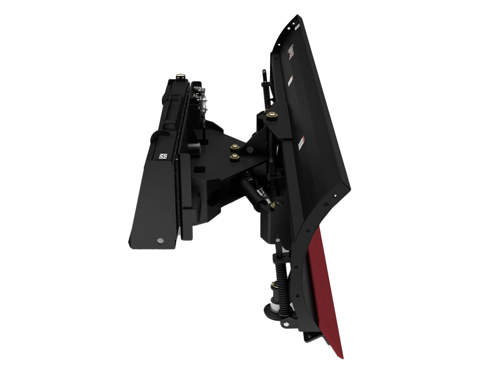 Virnig V60 Trip Edge Angle Snow Blade for machines with skid steer loader mounting