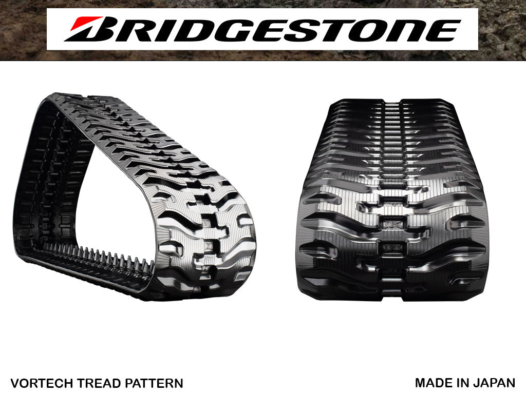Orugas de goma BRIDGESTONE 450x60x86HF Banda de rodadura Vortech