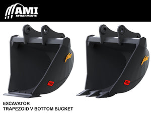 AMI trapezoid / v bottom bucket for excavators