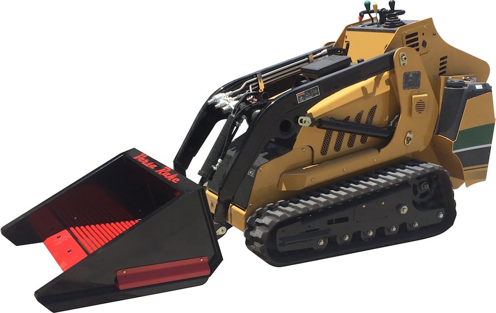 Nivelador de terreno Versa Rake para minicargadoras