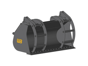 WERK-BRAU Grapple Bucket for Wheel loaders 30,000 - 33,000 lbs. (class 3.5)