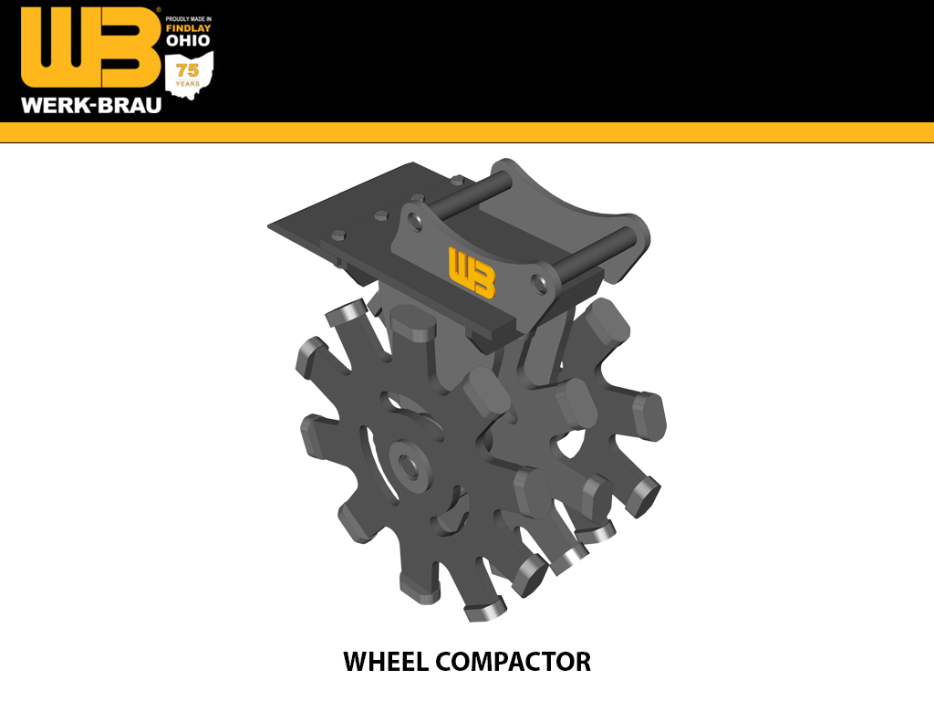 EXCAVATOR: COMPACTION WHEEL