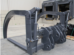 WERK-BRAU Wishbone Grapple Forks for Wheel loaders 33,000 - 51,000 lbs. (class 4 & 5)