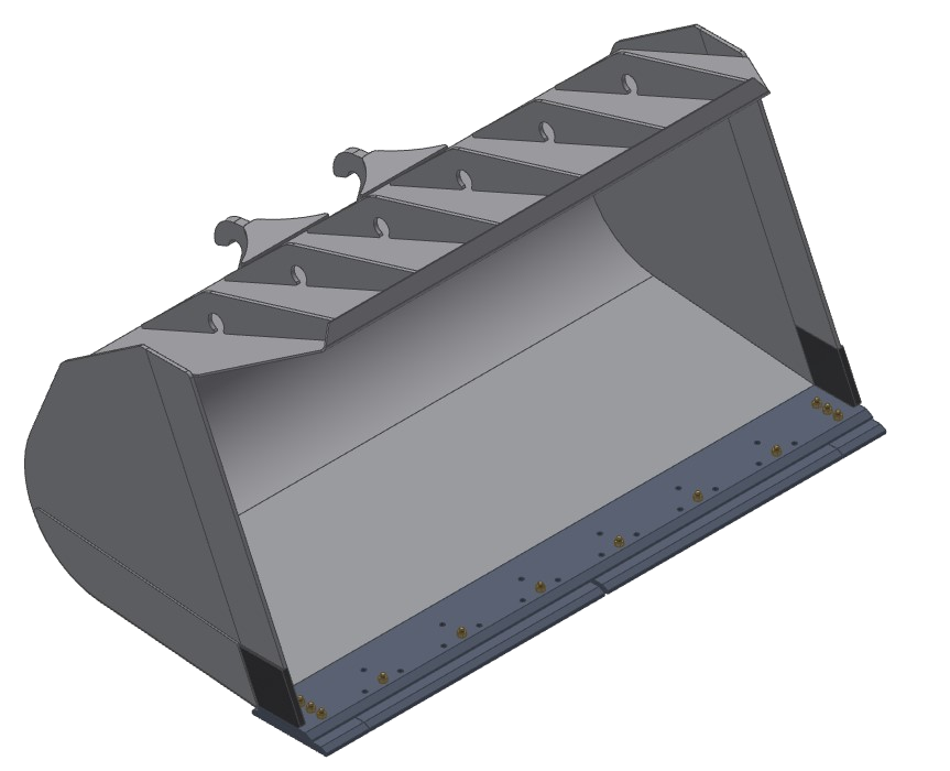 Cucharones de reciclaje de basura TAG para cargadores de ruedas