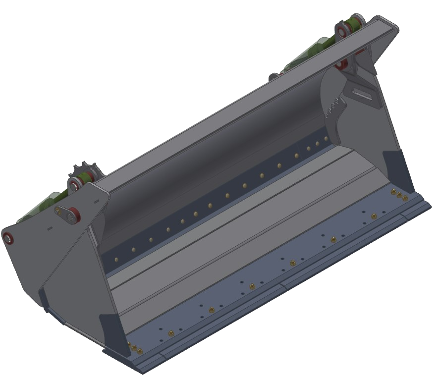 Cucharones de reciclaje de basura TAG para cargadores de ruedas