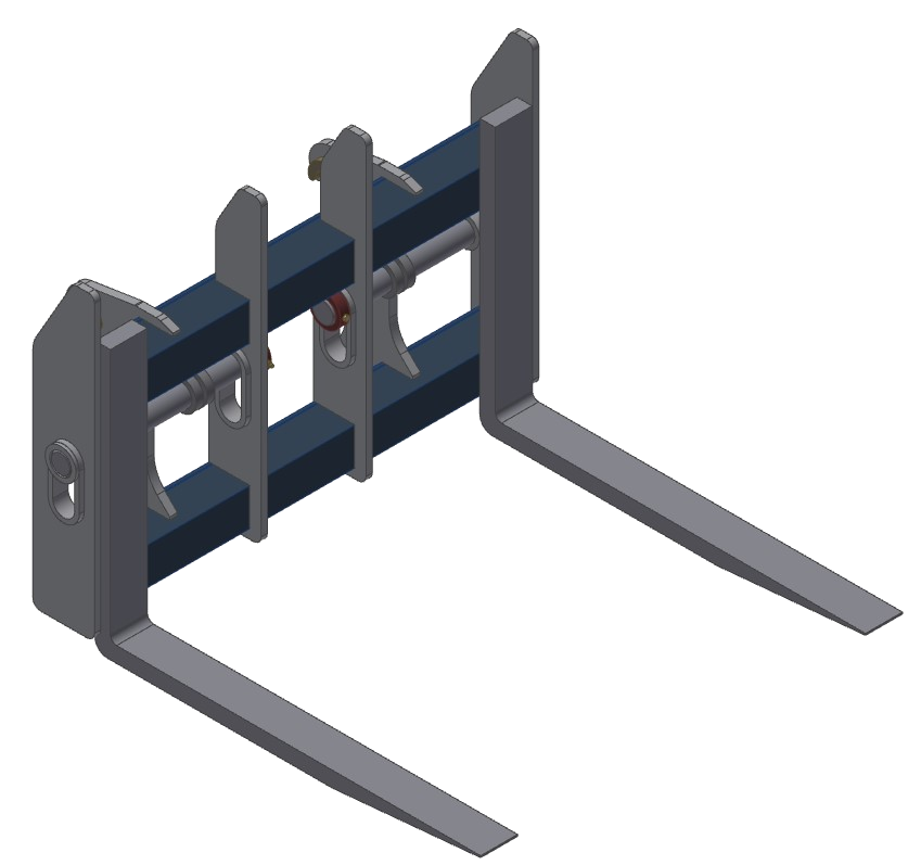 TAG Log & Lumber Forks for Class 600 Wheel Loaders