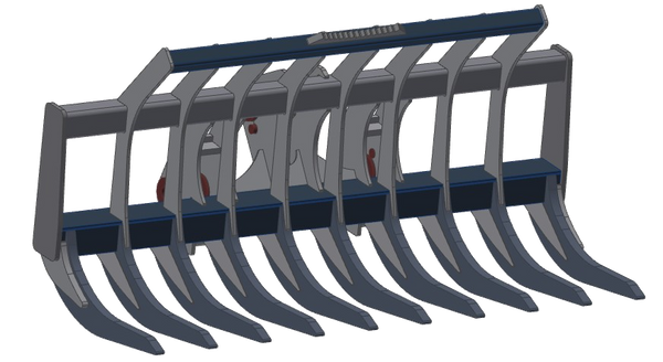 TAG Stacking Loader Rakes for Wheel Loaders