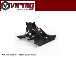 VIRNIG X30 desbrozadora rotativa para excavadora
