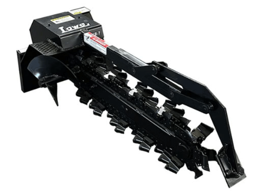 LOWE XR7 trencher for mini loader