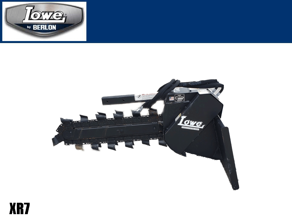 LOWE XR7 trencher for mini loader
