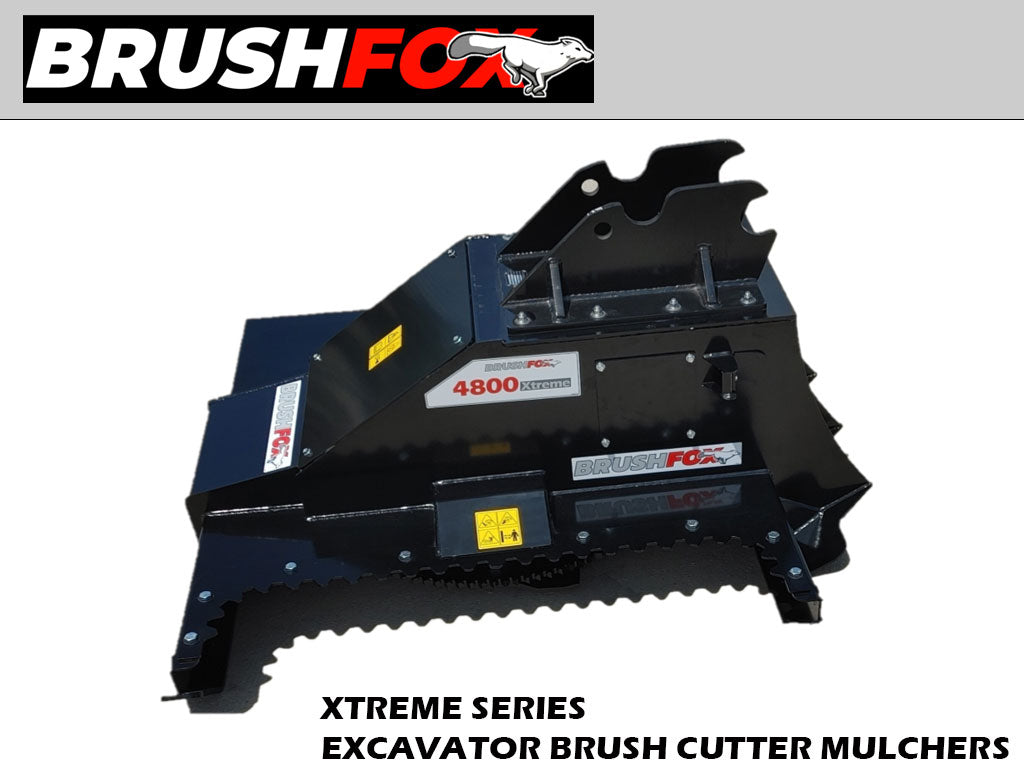 BRUSHFOX Xtreme Series Brush Cutter for Excavator