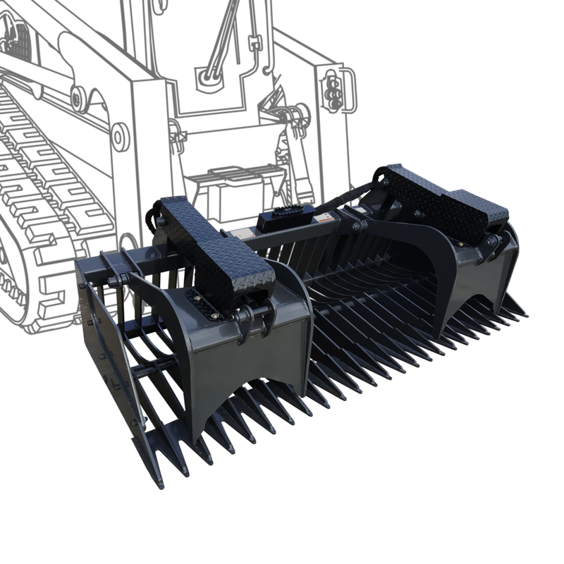 CID X-treme Duty Rock Grapple for Skid Steers