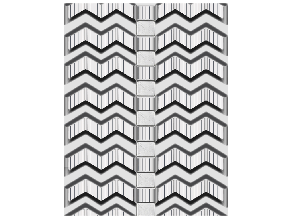 TNT4508655HDZB TNT 450x86x55 Heavy Duty ZB Pattern Rubber tracks