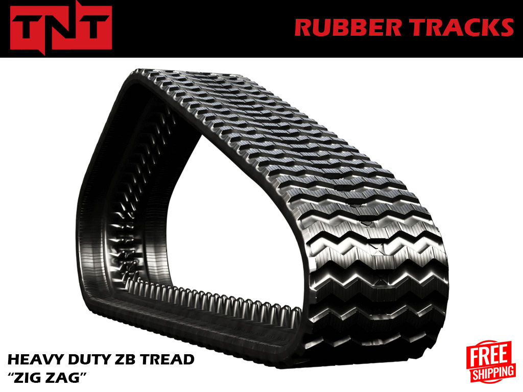 TNT4508655HDZB TNT 450x86x55 Heavy Duty ZB Pattern Rubber tracks