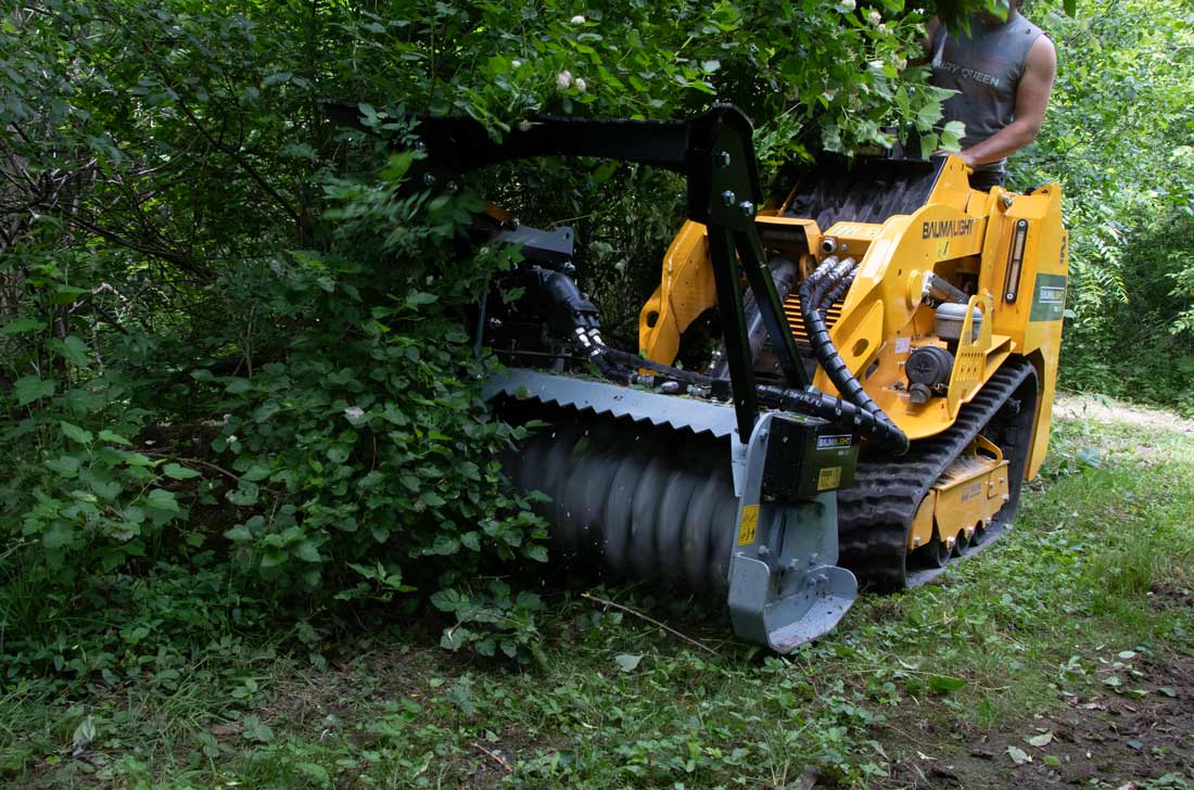 BaumaLight MS530M drum mulcher for Mini Loaders