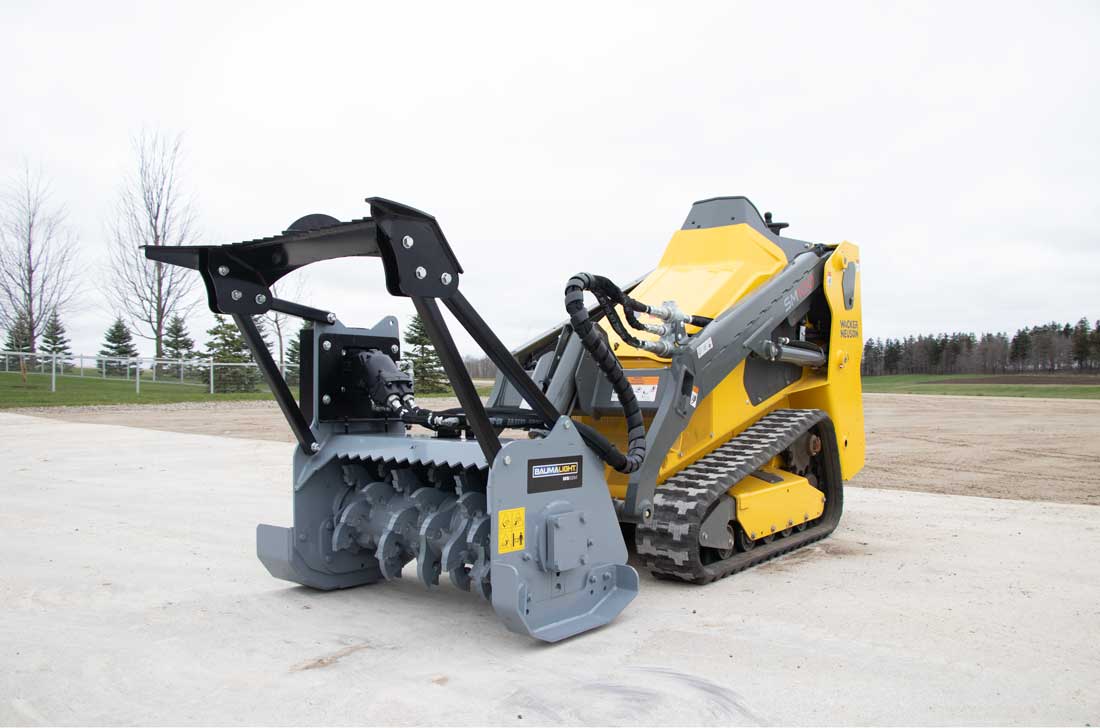 BaumaLight MS530M drum mulcher for Mini Loaders
