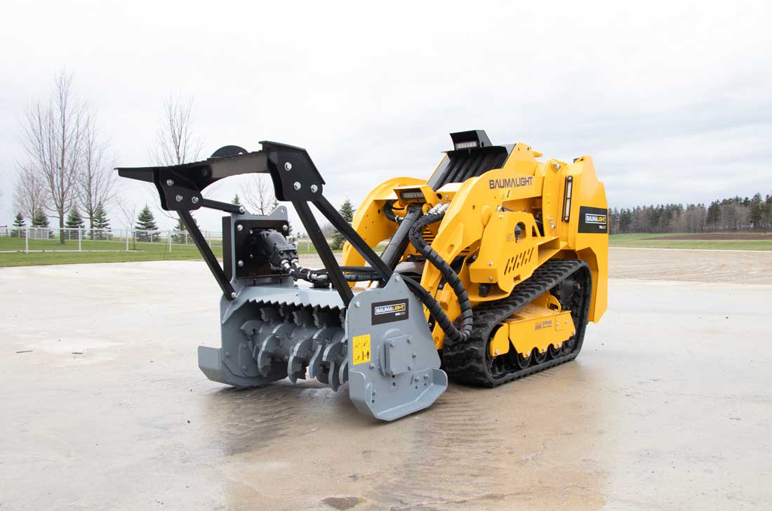 BaumaLight MS530M drum mulcher for Mini Loaders