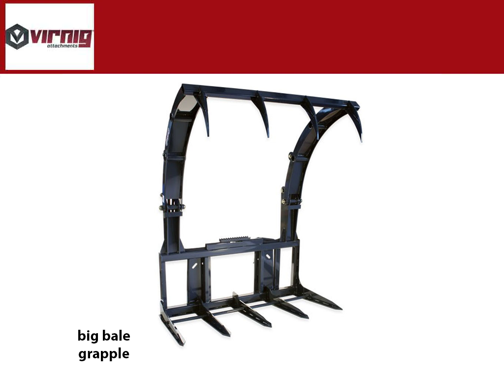 Virnig Big Bale Grapple (SSL)(CTL) - Langefels Equipment Co LLC