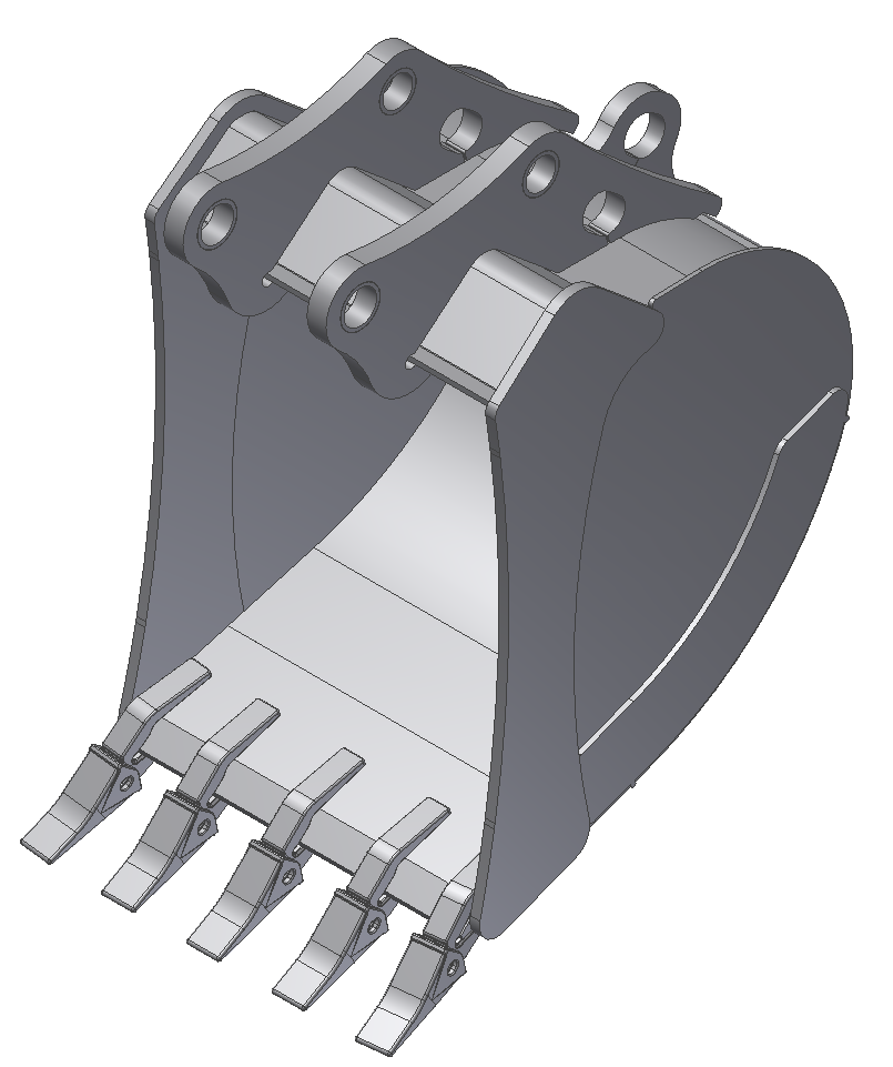 TAG 12000 - Cucharones de excavadora estilo tierra de 14000 lbs