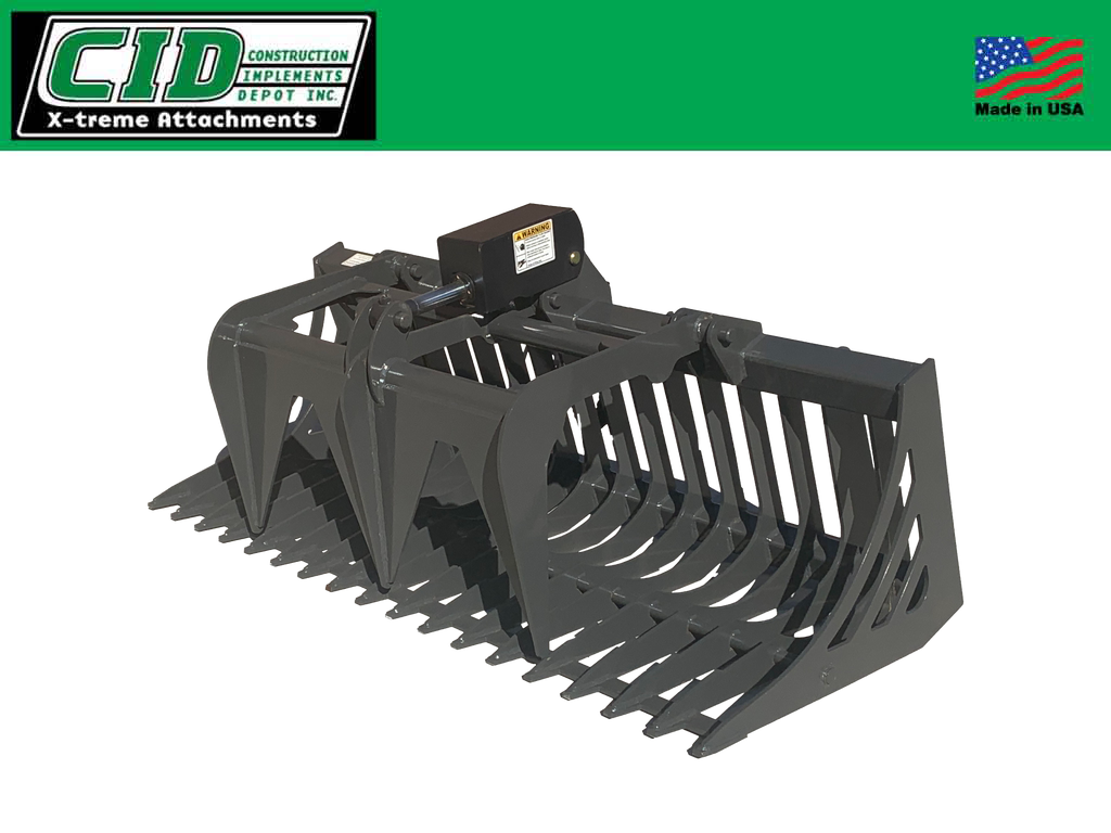 Cucharones con garfio CID para minicargadoras