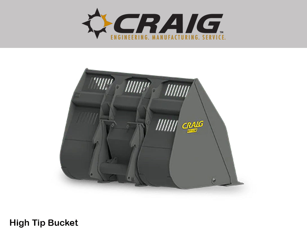 CRAIG HIGH TIP BUCKET FOR WHEEL LOADERS