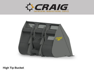 CRAIG HIGH TIP BUCKET FOR WHEEL LOADERS