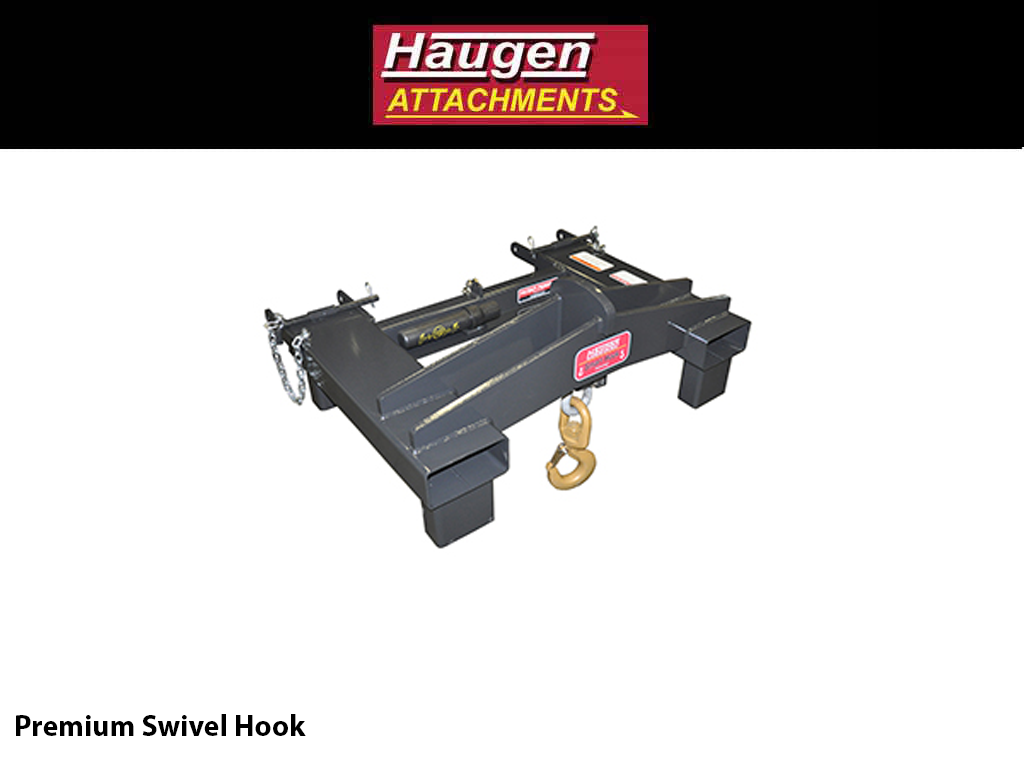 HAUGEN PREMIUM SWIVEL HOOKS FOR TELEHANDLERS