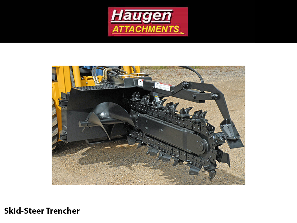 HAUGEN TRENCHERS FOR SKID STEERS
