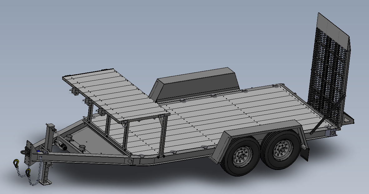 TowMaster TC-12D Drop-Deck Trailer