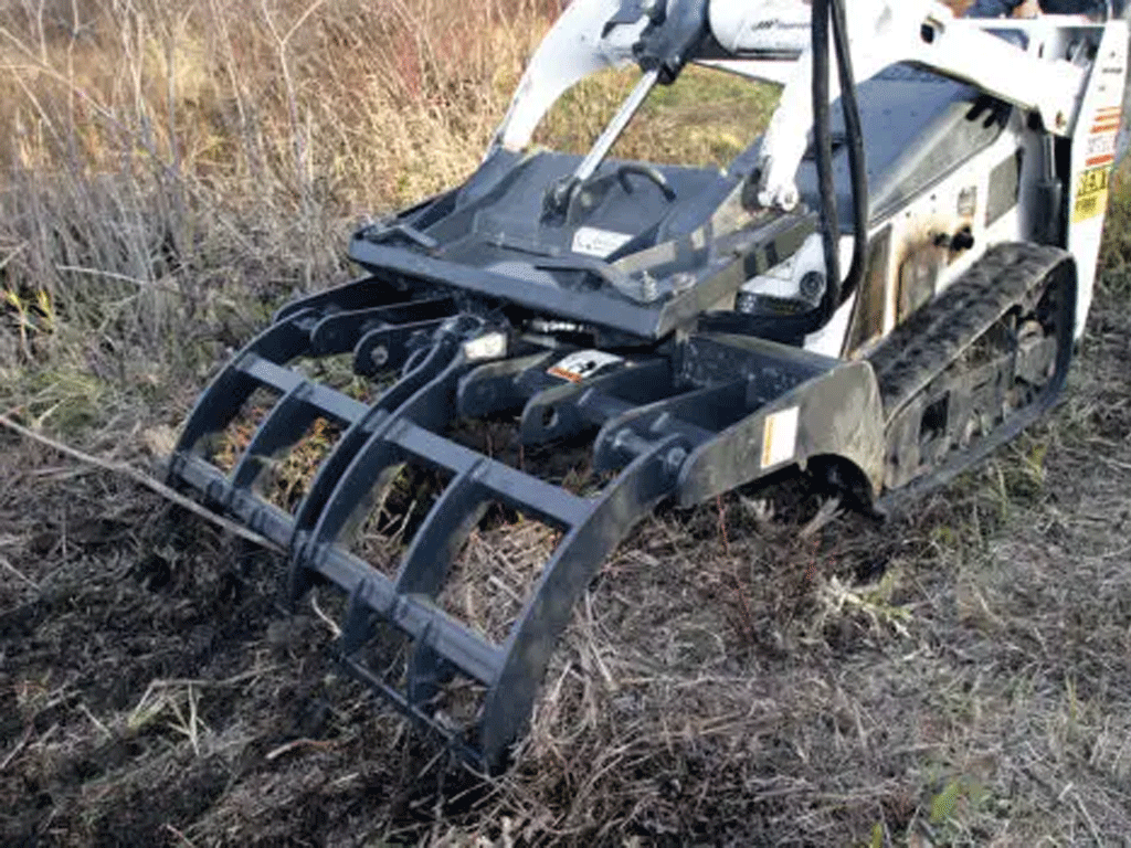 ERSKINE Mini Industrial Grapple Rake